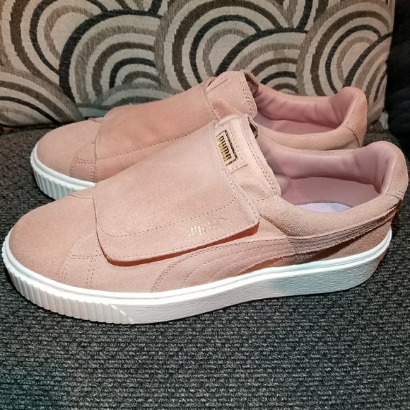 puma suede velcro